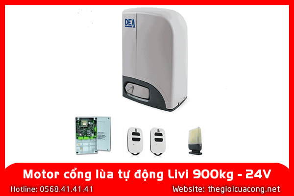 Motor cổng lùa tự động Livi 900kg-24V