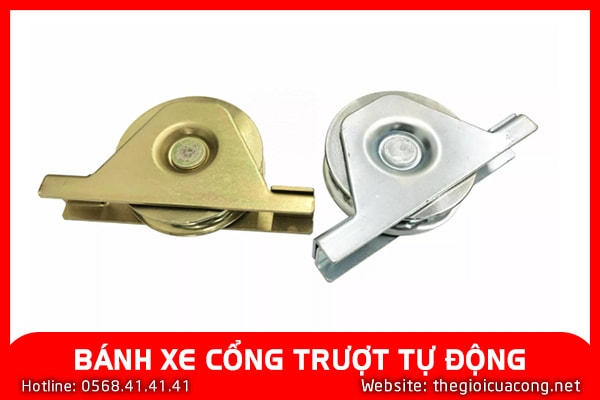 Bánh xe cổng trượt gắn âm ray V