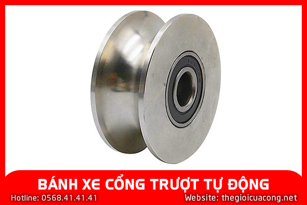 Bánh xe cổng trượt ray tròn U