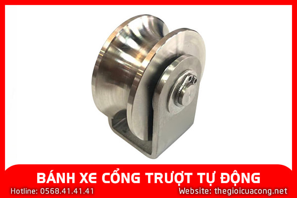 Bánh xe cổng trượt ray tròn U