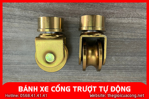 Bánh xe cổng trượt xoay 360 độ