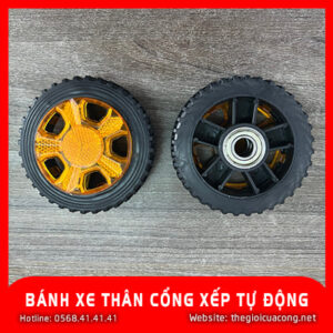 bánh xe thân cổng xếp