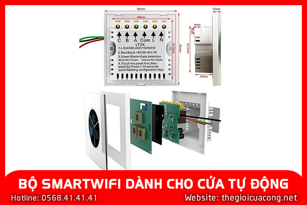 BỘ SMARTWIFI DÀNH CHO CỬA TỰ ĐỘNG