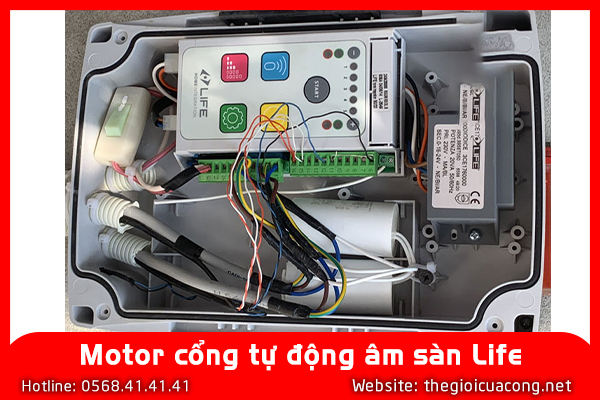 Motor cổng tự động âm sàn Life