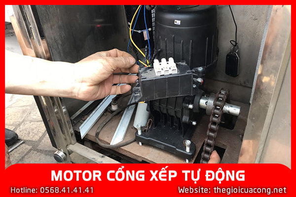 MOTOR CỔNG XẾP TỰ ĐỘNG