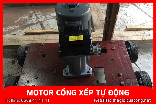 Motor đơn dùng cho cổng xếp có ray