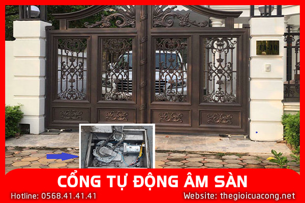 CỔNG TỰ ĐỘNG ÂM SÀN