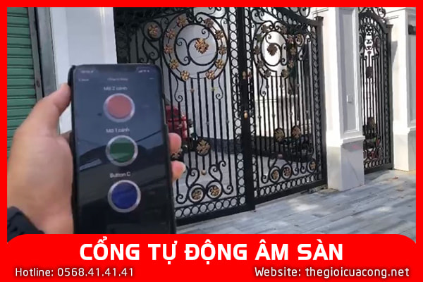 CỔNG TỰ ĐỘNG ÂM SÀN