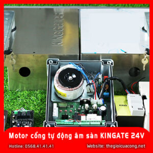 MOTOR CỔNG TỰ ĐỘNG ÂM SÀN KINGATE 24V