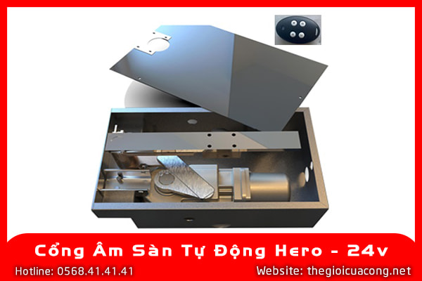 Cổng Âm Sàn Tự Động Hero-24v